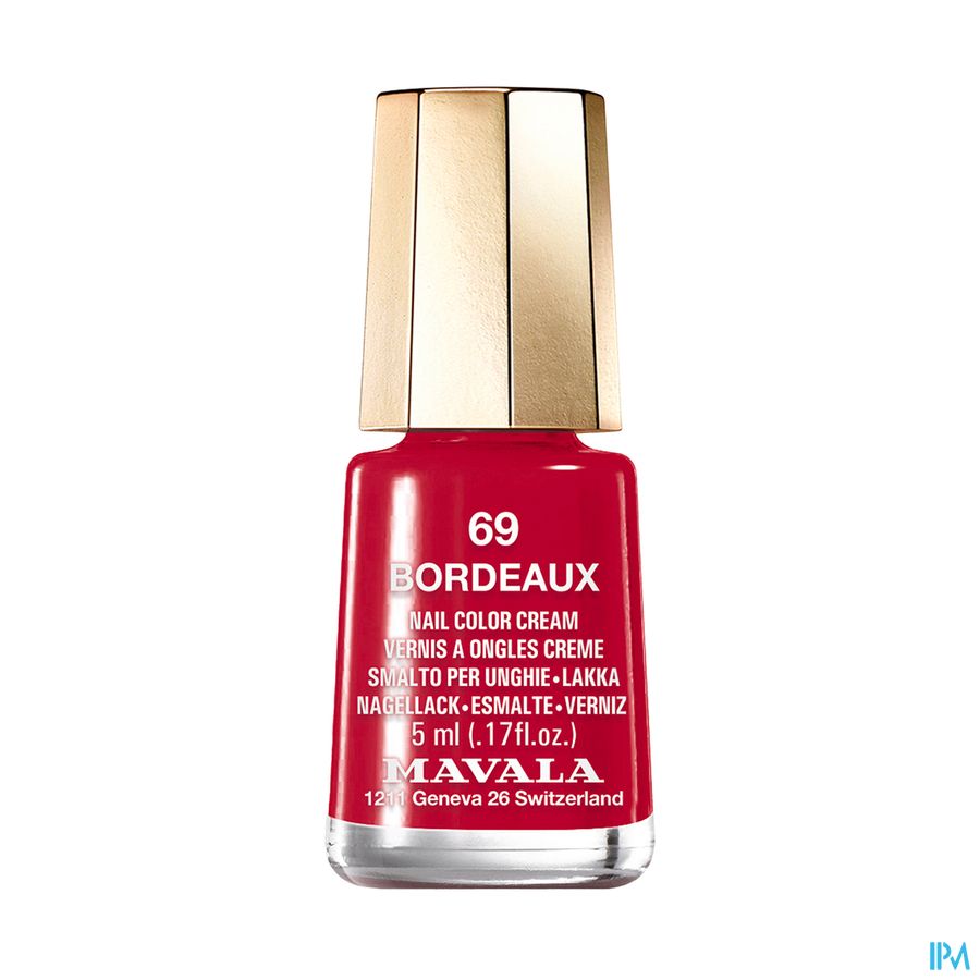 MAVALA VERNIS ONGL BORDEAUX 069