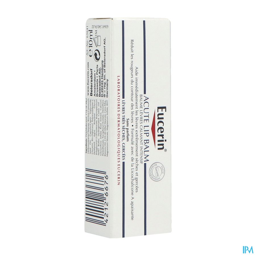 EUCERIN BAUM LEVRE CALMANT 10ML
