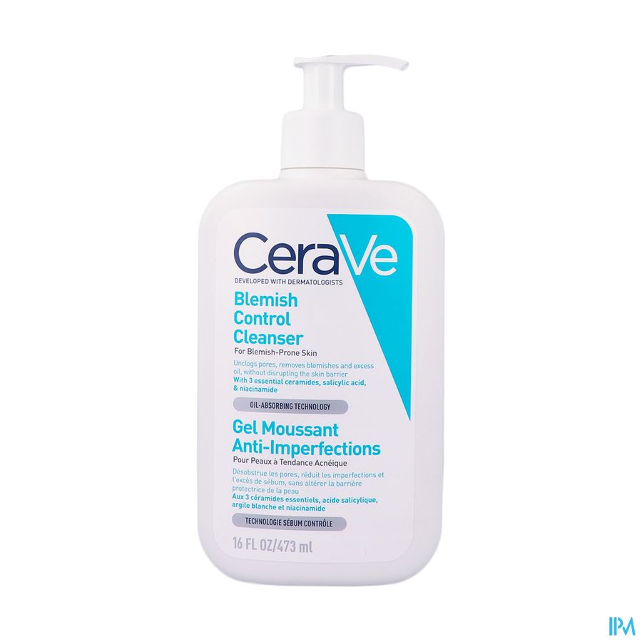 CERAVE GEL MOUSSANT A/IMPERF 473ML