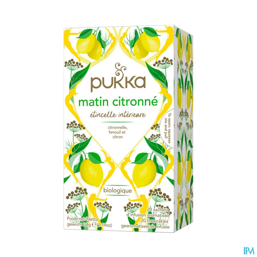 Pukka Infusion Matin Citronne Bio Sachet 20