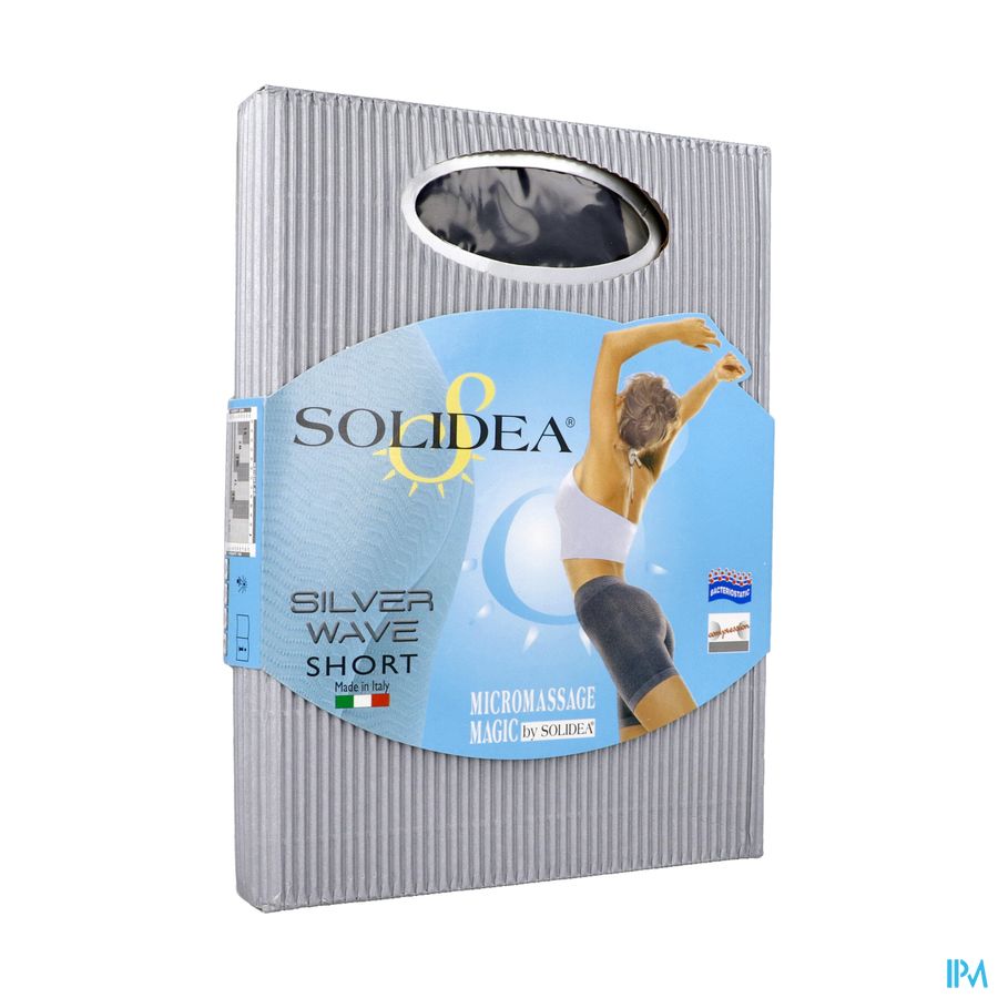 Solidea Silver Wave Short Panty Nero T3ml