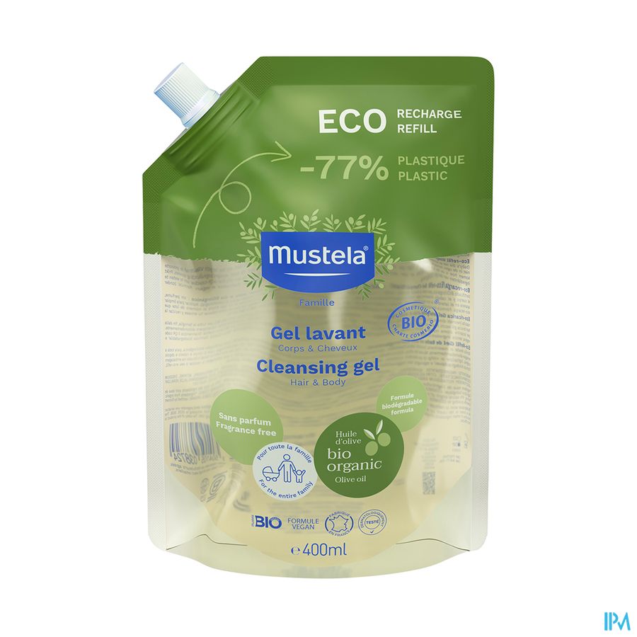 MUSTELA BIO GEL LAV CORPS/CHEV REC