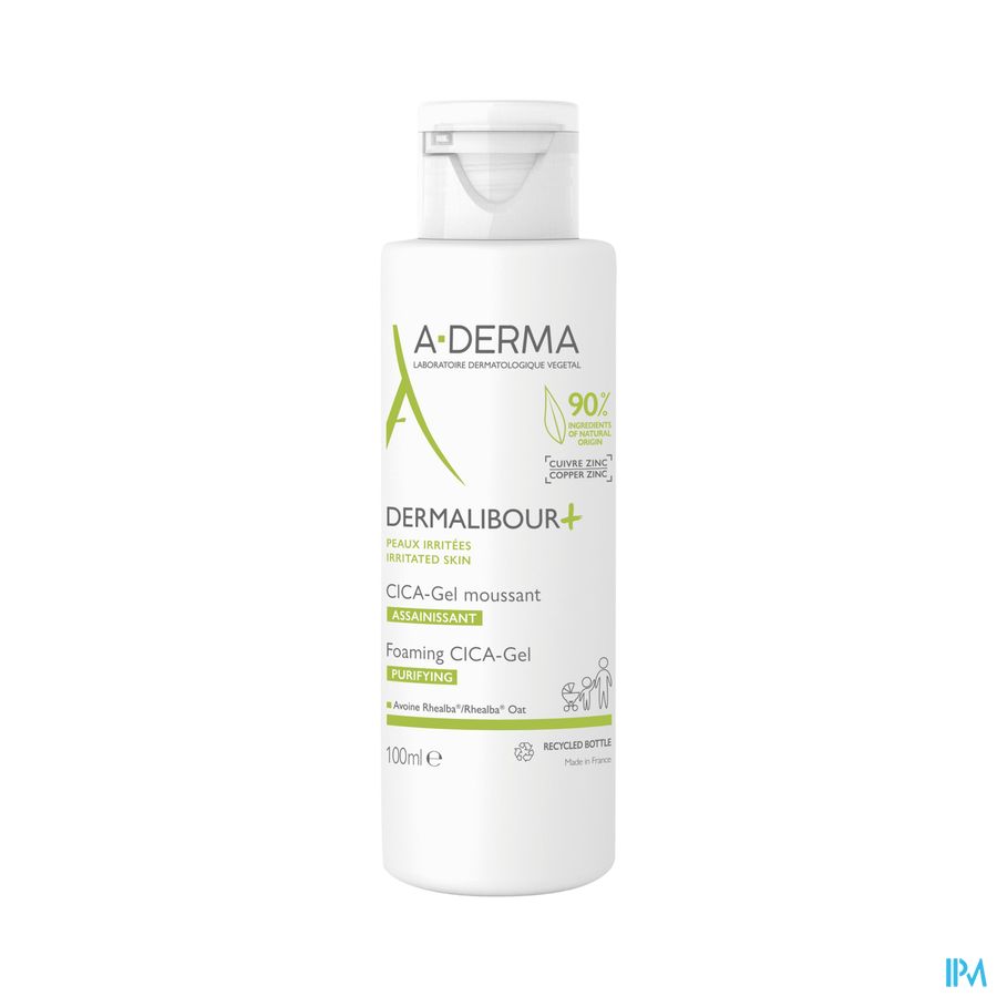 A Derma Dermalibour+ Cica Gel Moussant Assainissant 100ml