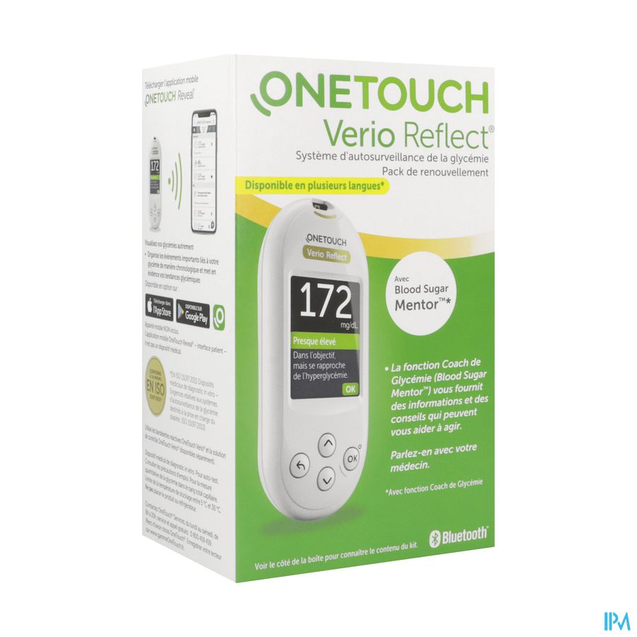 One Touch Verio Reflect Pack Renouvellement Lecteur De Glycemie