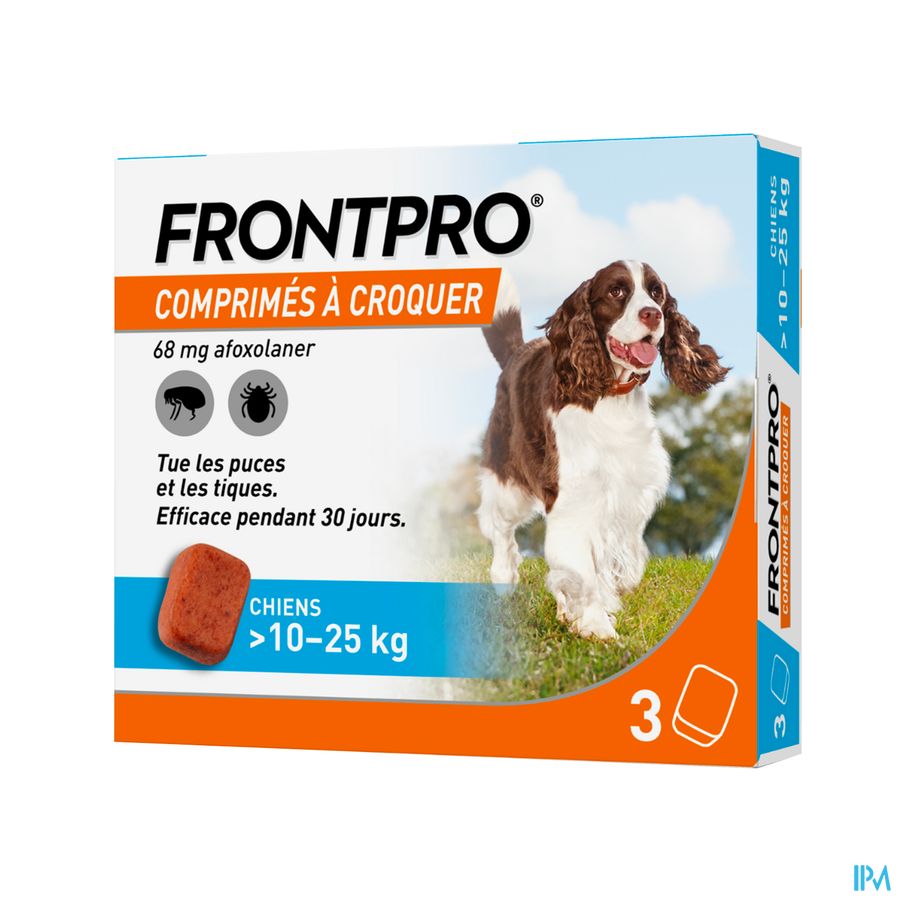 Boehringer Frontpro Antiparasitaire Chien 10/25kg Comprime 3