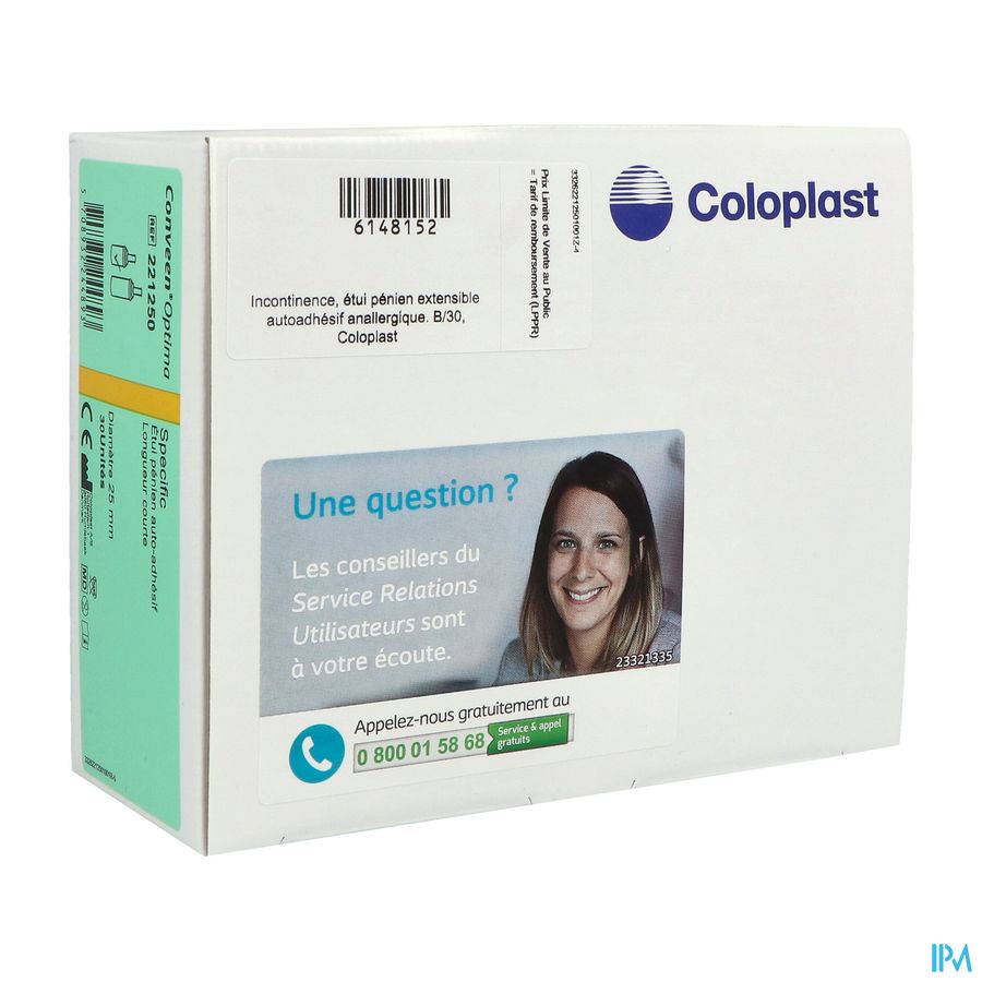 Conveen Optima Specific Etui Penien Sans Latex 25mm 30