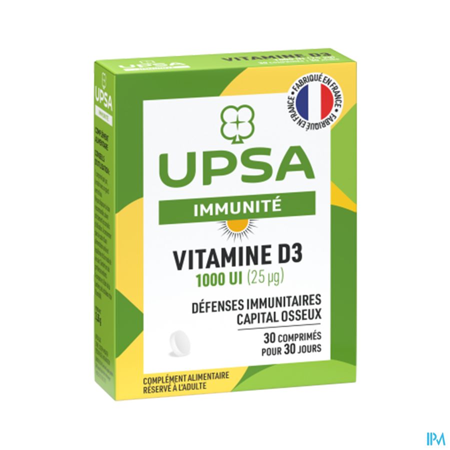 Upsa Vitamine D3 1000ui Comprime 30