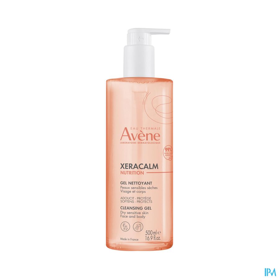 Eau Thermale Avene Xeracalm Nutrition Gel Nettoyant 500ml