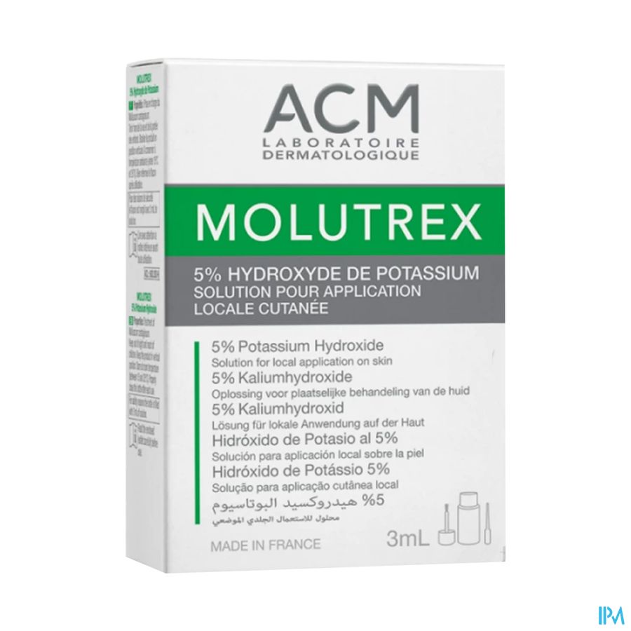 MOLUTREX 5% SOL CUTANEE 3ML