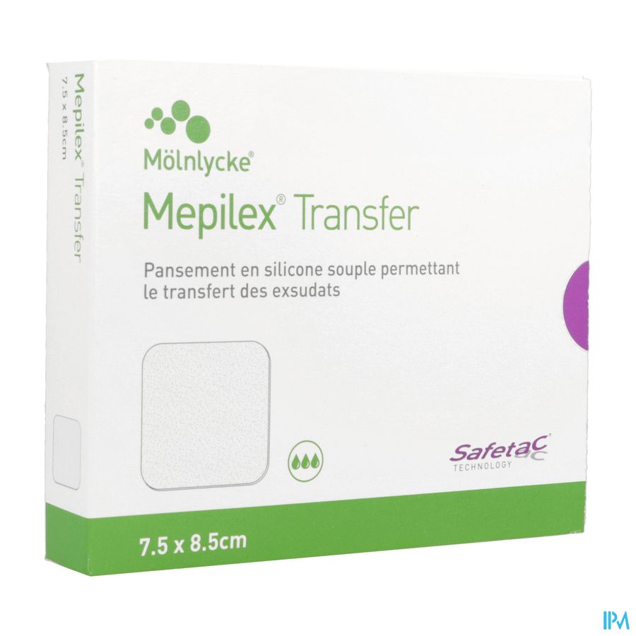 MEPILEX TRANSF PANS7,5X8,5CM 10