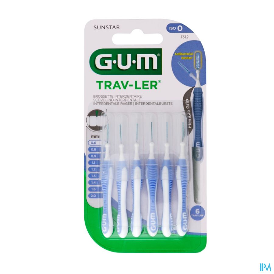 Gum Trav-ler Brosse Interdent. 0,6mm 6 1312m6