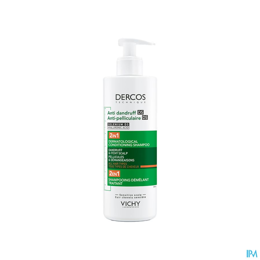 Vichy Dercos Shampooing Antipelliculaire 2en1 390ml