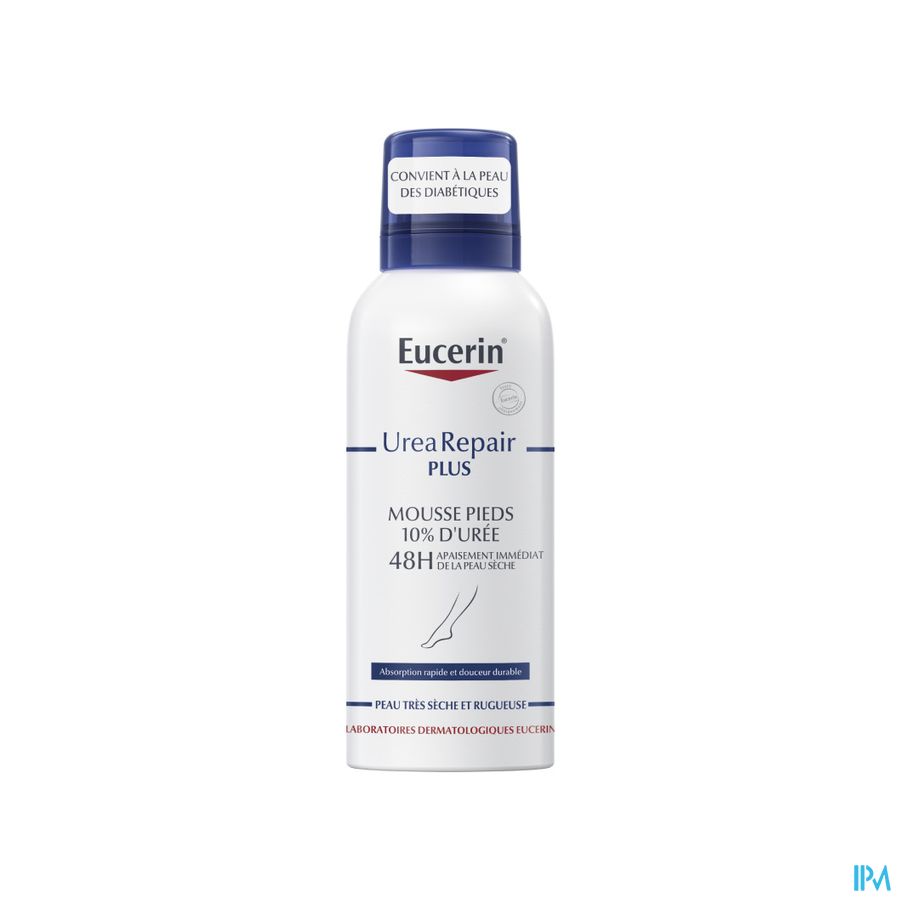 Eucerin Urearepair Plus Mousse Pieds 10 D Uree Aerosol 150ml