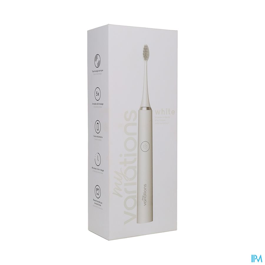 Myvariations Brosse A Dents Electrique Sonique Blanche