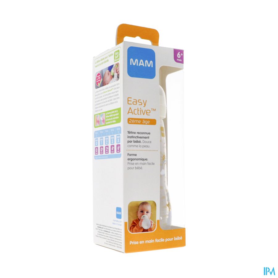 BIB MAM E ACTIV GRIS DEB X 330ML