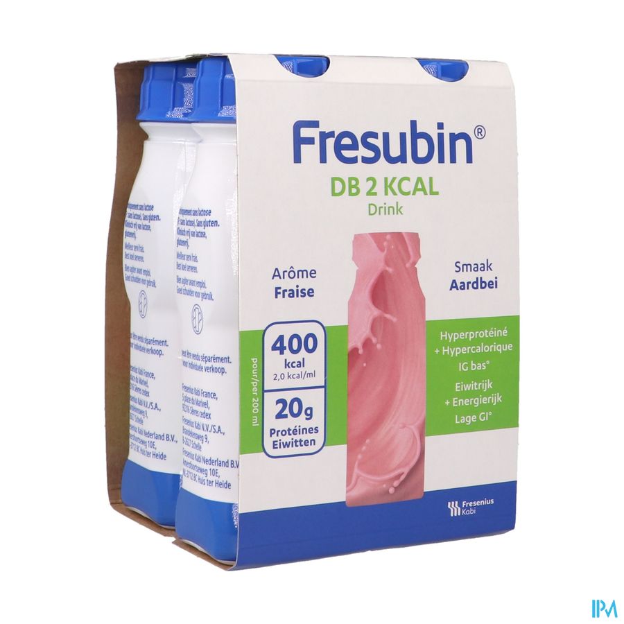 FRESUBIN DB DRINK FRAISE 4X200ML