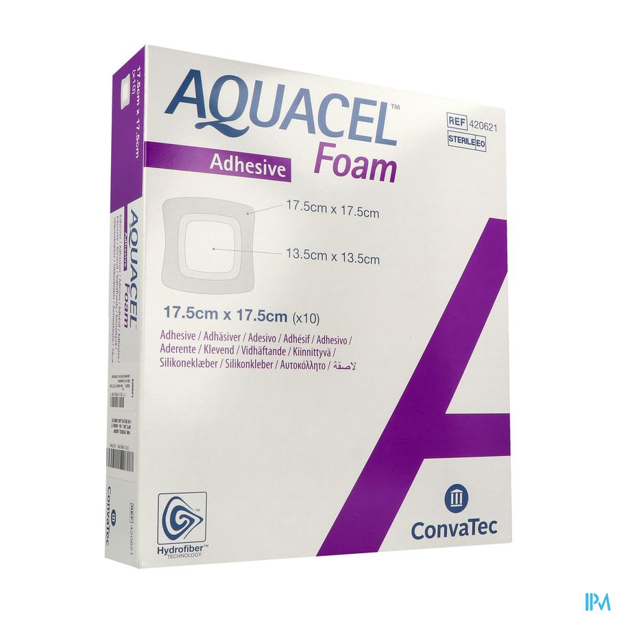 AQUACEL FOAM ADH 17,5X17,5CM 10