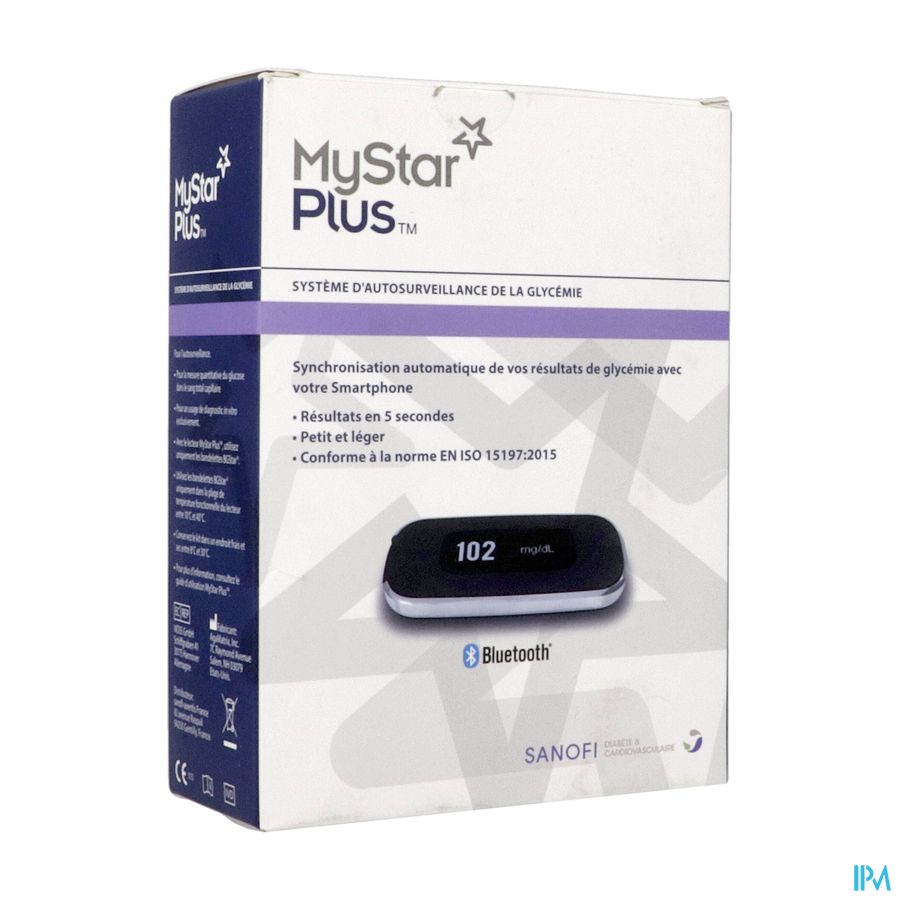 MYSTAR PLUS LECTEUR GLYCEMIE