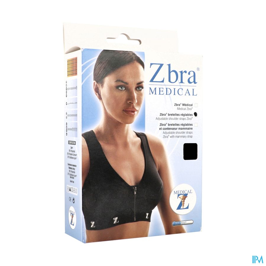 Medical Z Zbra Soutien Gorge S021 Noir 105e