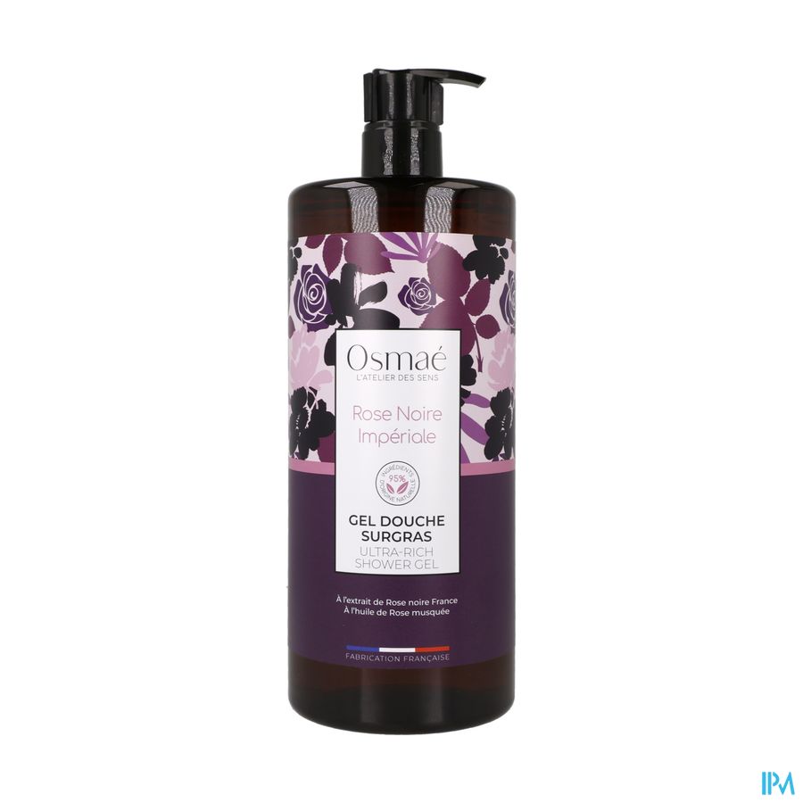 Osmae Gel Douche Surgras Rose Noire Imperiale 1l