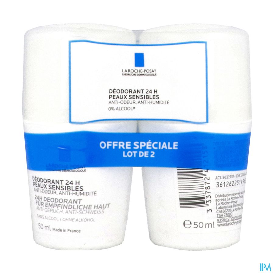 R-POSAY DEO PHYSIO24H BILLE 2X50ML