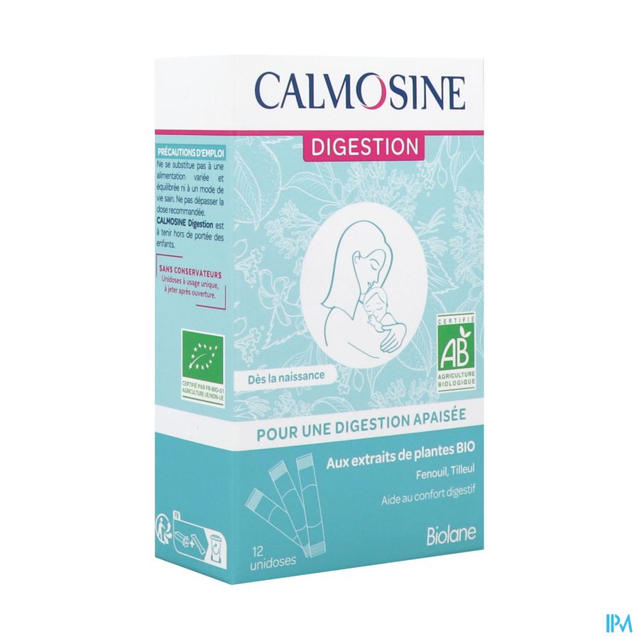 Biolane Calmosine Digestion Boisson Bio Dose 5ml 12