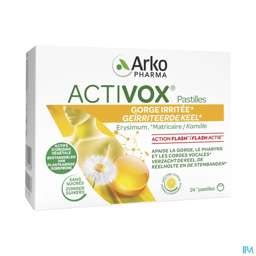 ACTIVOX PAST MIEL/CITR S/SUC 24