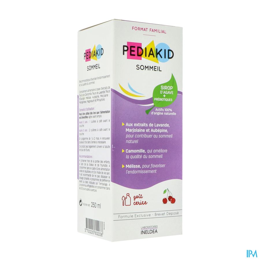 PEDIAKID SOMMEIL CERISE SP 250ML
