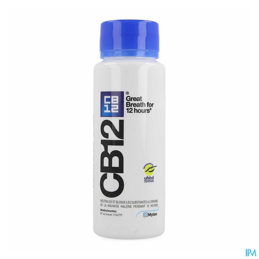 Cb12 Bain De Bouche Solution Menthe Sans Alcool 250ml