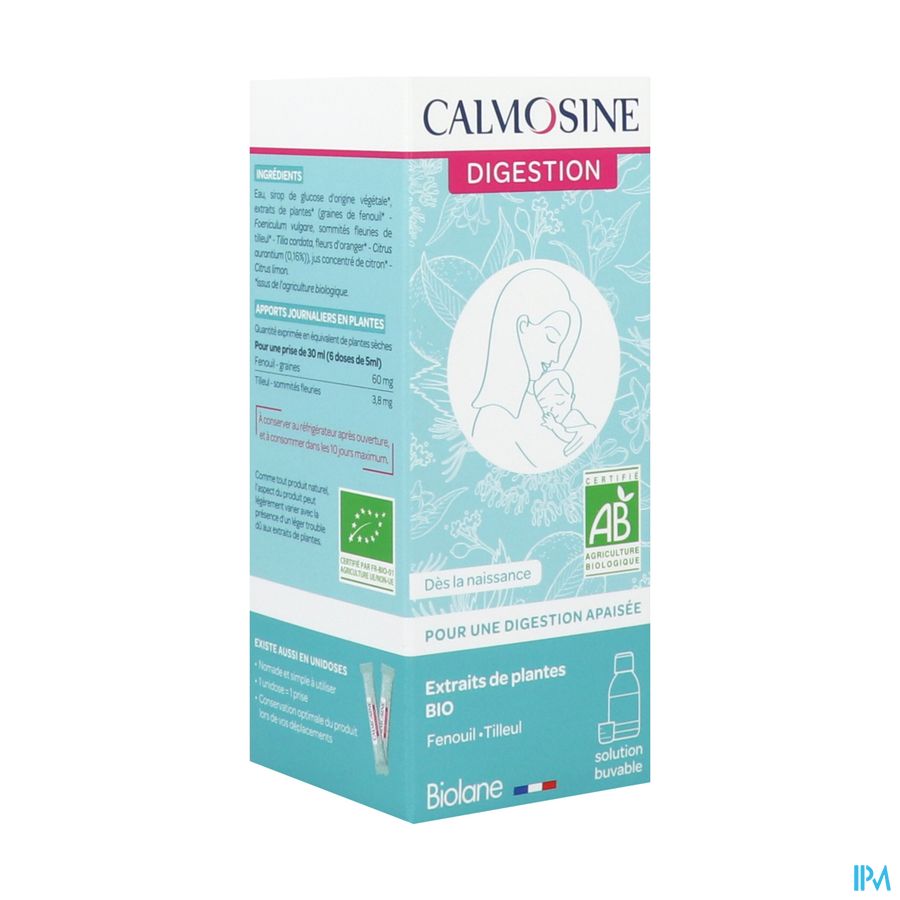 Biolane Calmosine Digestion Boisson Bio 100ml