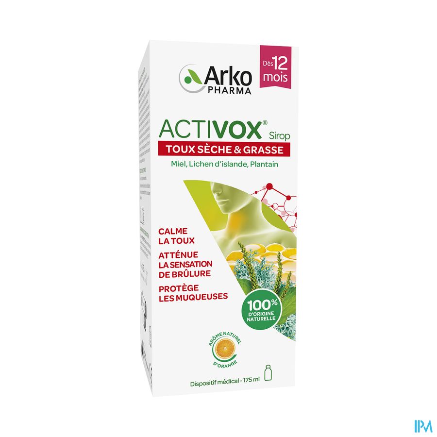 ACTIVOX SIROP TX SECHE&GRASS 175ML