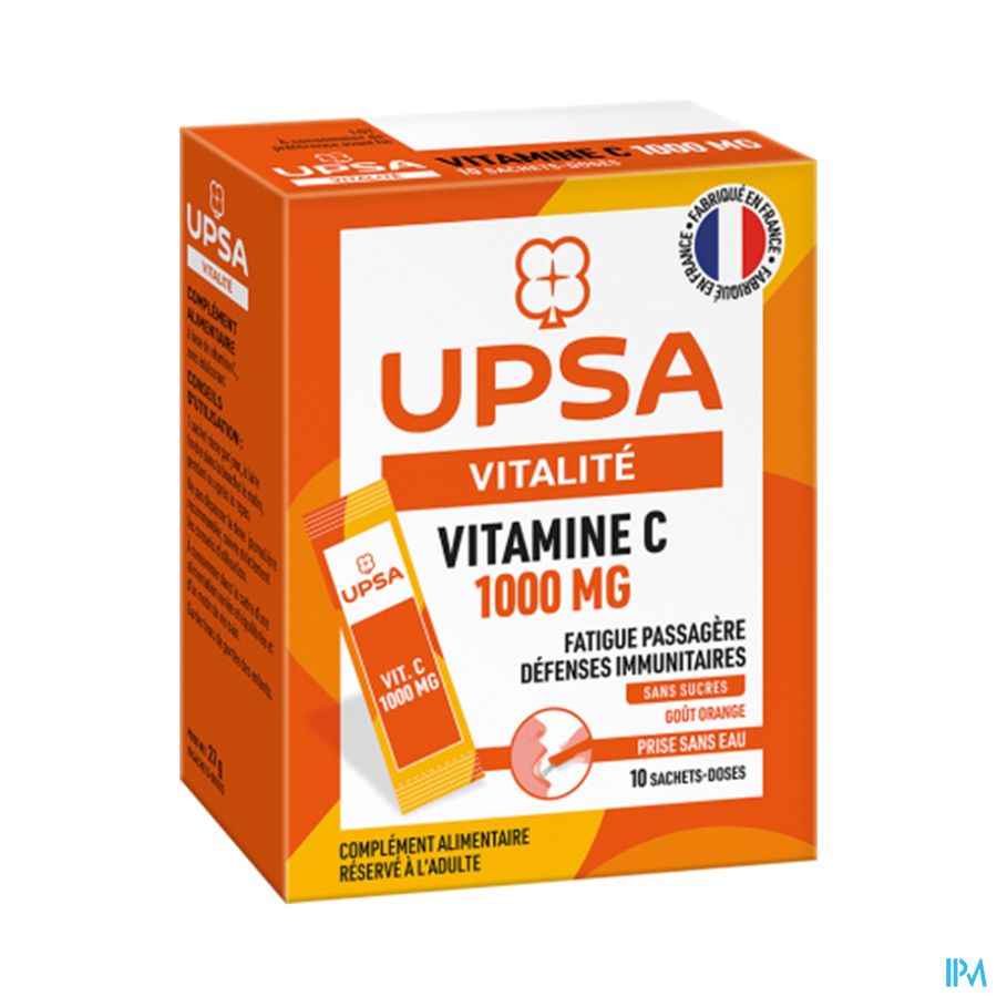 VITAMINE C 1000MG UPSA DOSE 10