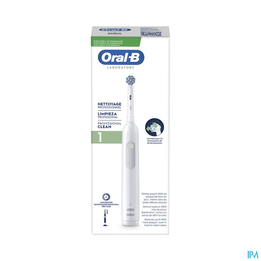 Oral B Laboratoire Nettoyage Professionnel Brosse A Dents Electrique