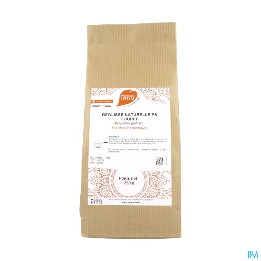 REGLISSE NAT IPHYM PS COUPEE 250G