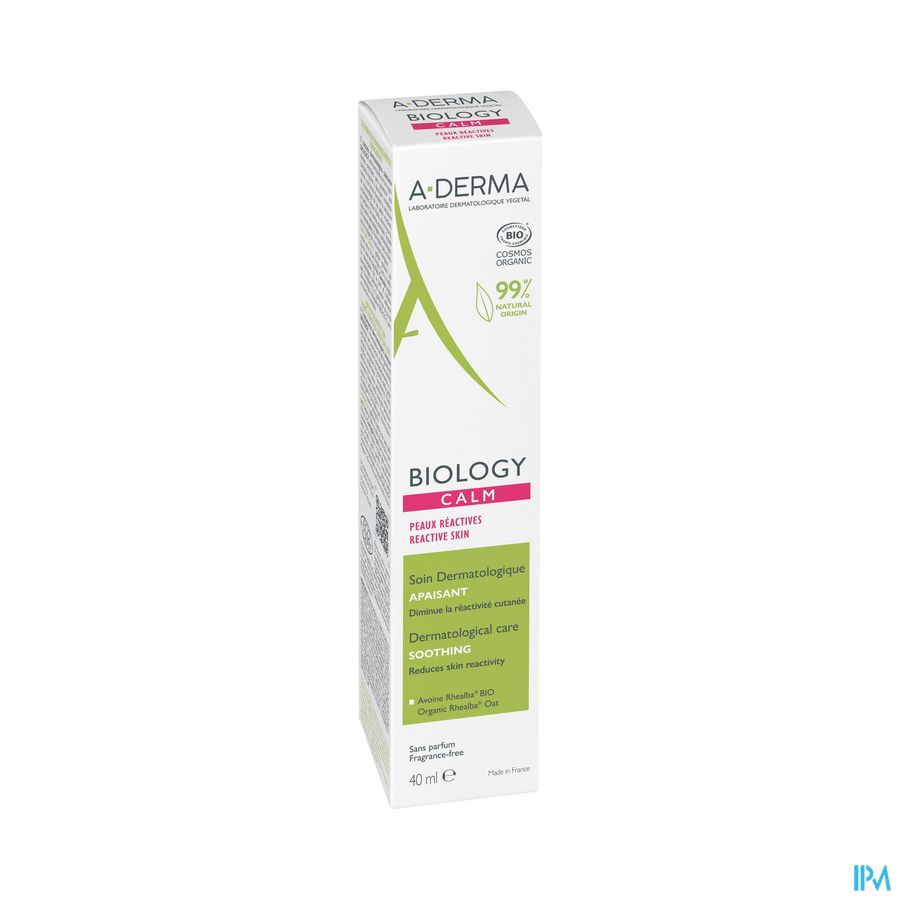 A Derma Biology Calm Soin Dermatologique Apaisant 40ml