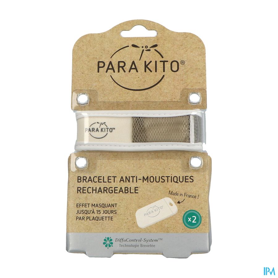 Parakito Diffuz Bracelet Colors Antimoustique Blanc