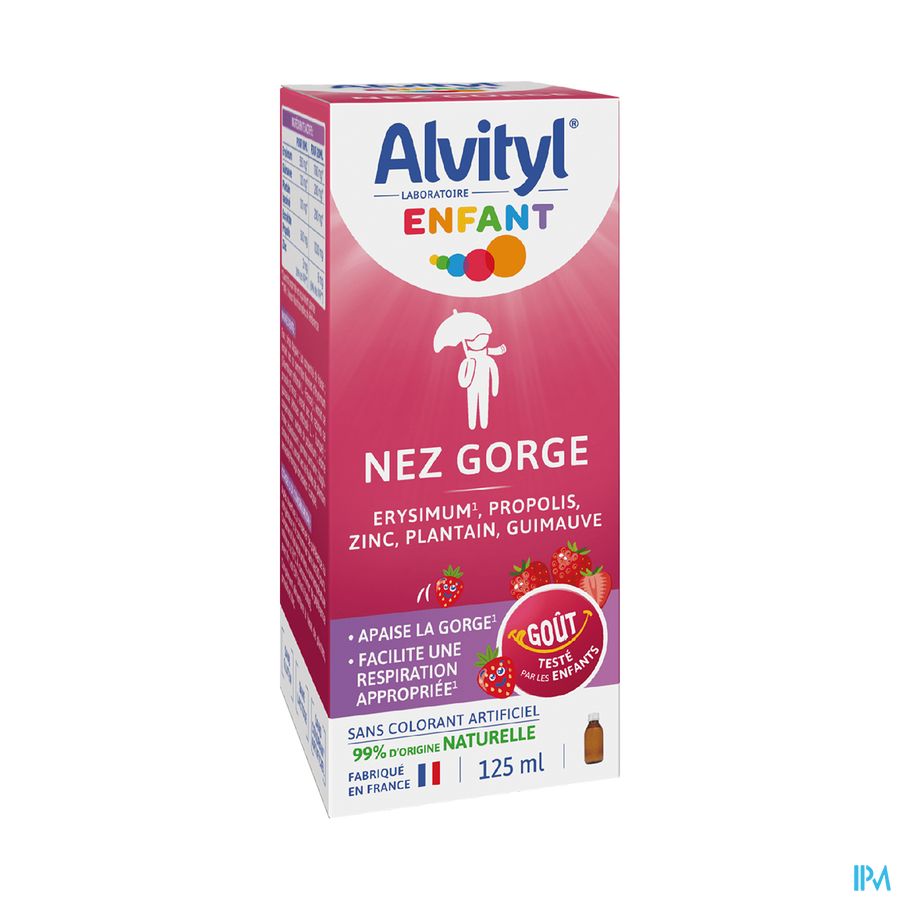 Alvityl Enfant Nez Gorge 125ml