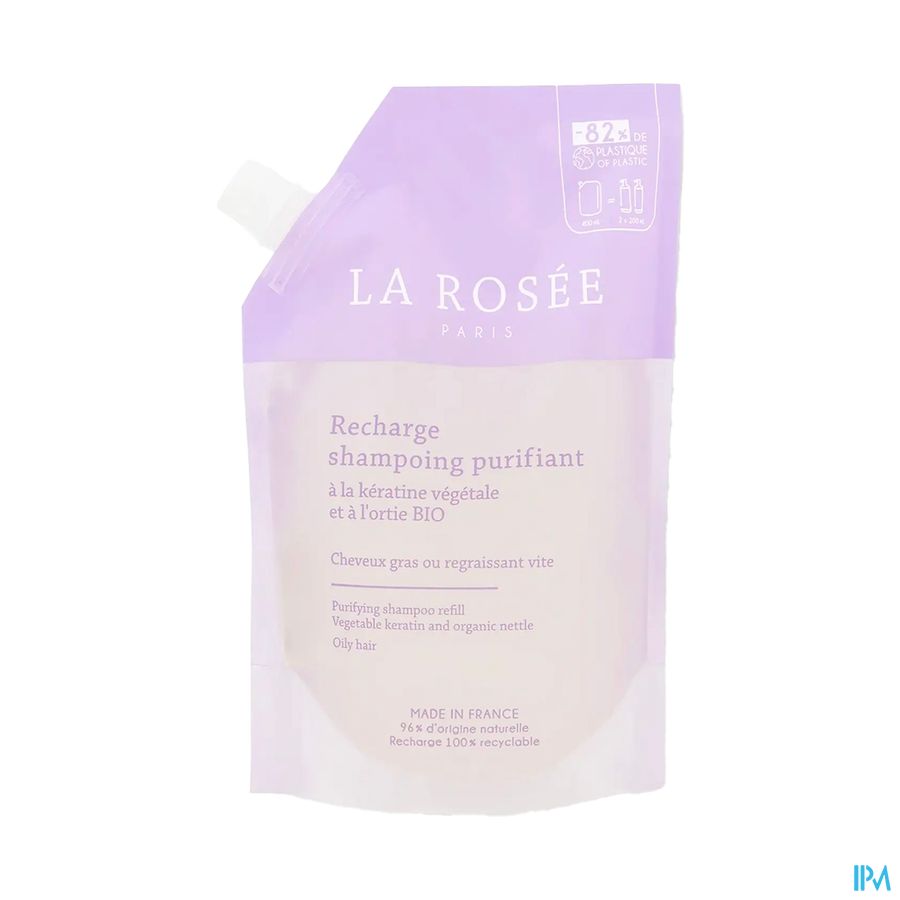 La Rosee Shampooing Purifiant Ortie Recharge 400ml