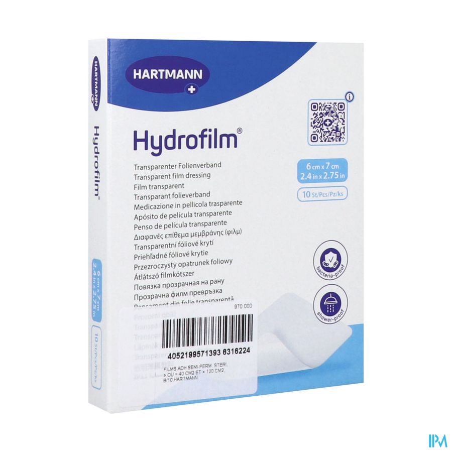 HYDROFILM PANS ADH 6X7CM 10