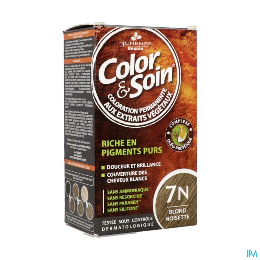 3 CHENES COLOR/SOIN BL NOISETTE 7N
