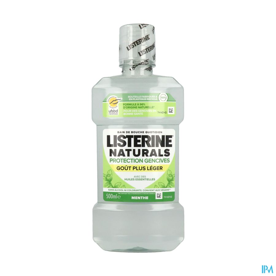 Listerine Natural Protection Gencives Bain De Bouche 500ml