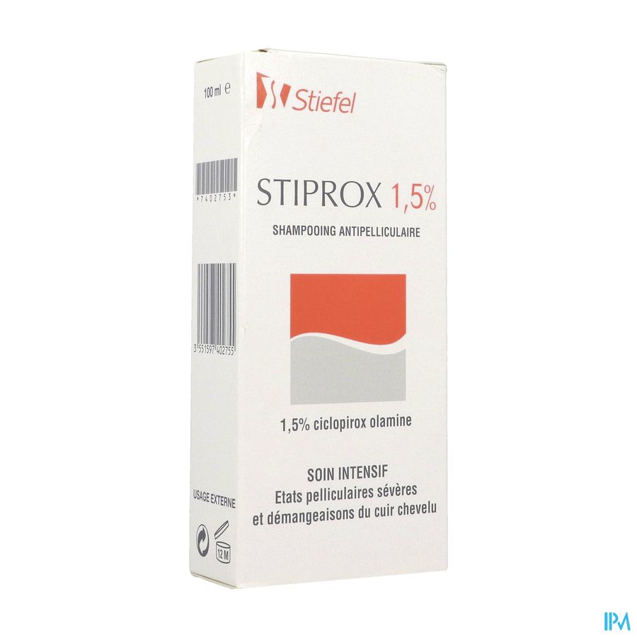 Stiprox 1.5% Shampooing Antipelliculaire 100ml