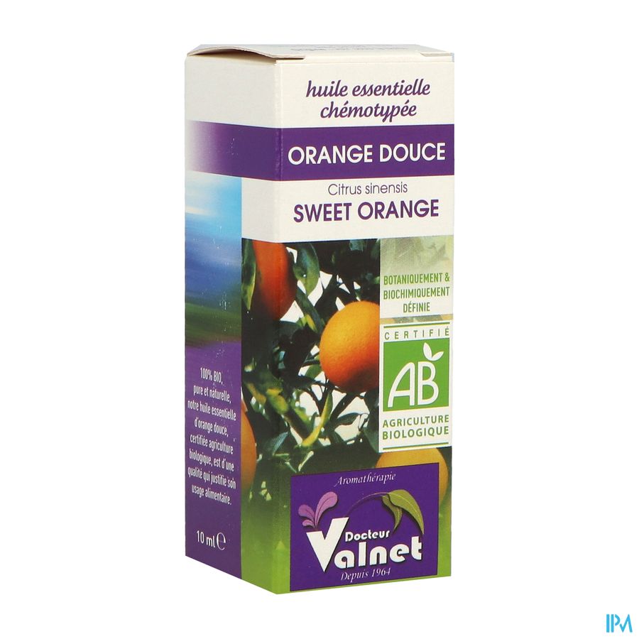 Valnet Huile Essentielle Orange Douce Bio 10ml
