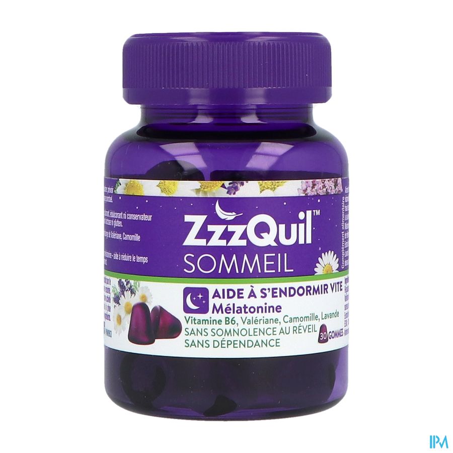 ZZZQUIL SOMMEIL GOMME FR BOIS X30