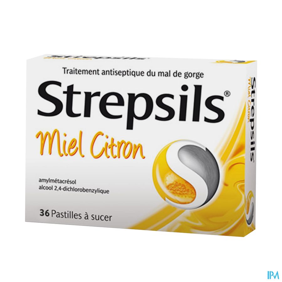 STREPSILS MIEL CITRON PAST 36