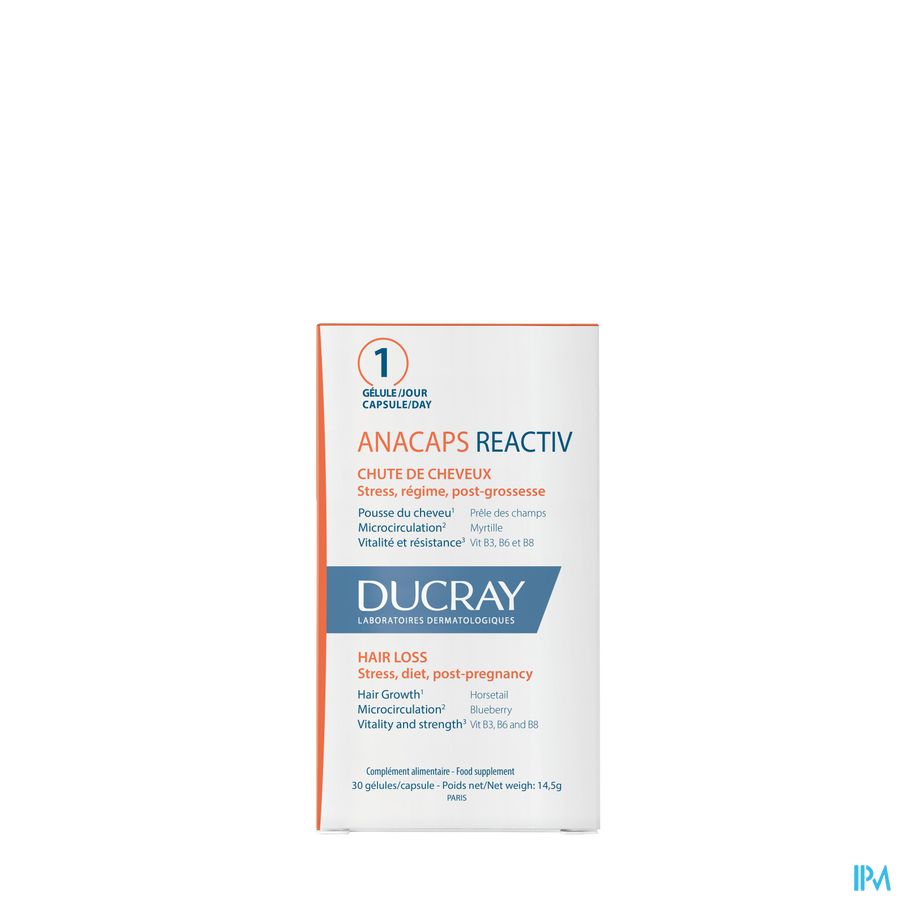 Ducray Anacaps Reactiv Gelule 30