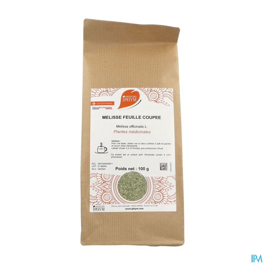 MELISSE IPHYM FEUILLE COUPEE 100G