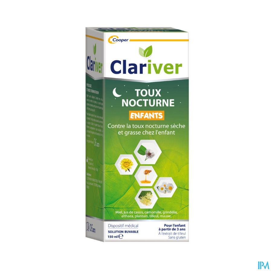 CLARIVER TOUX NOCT ENF SP 150ML