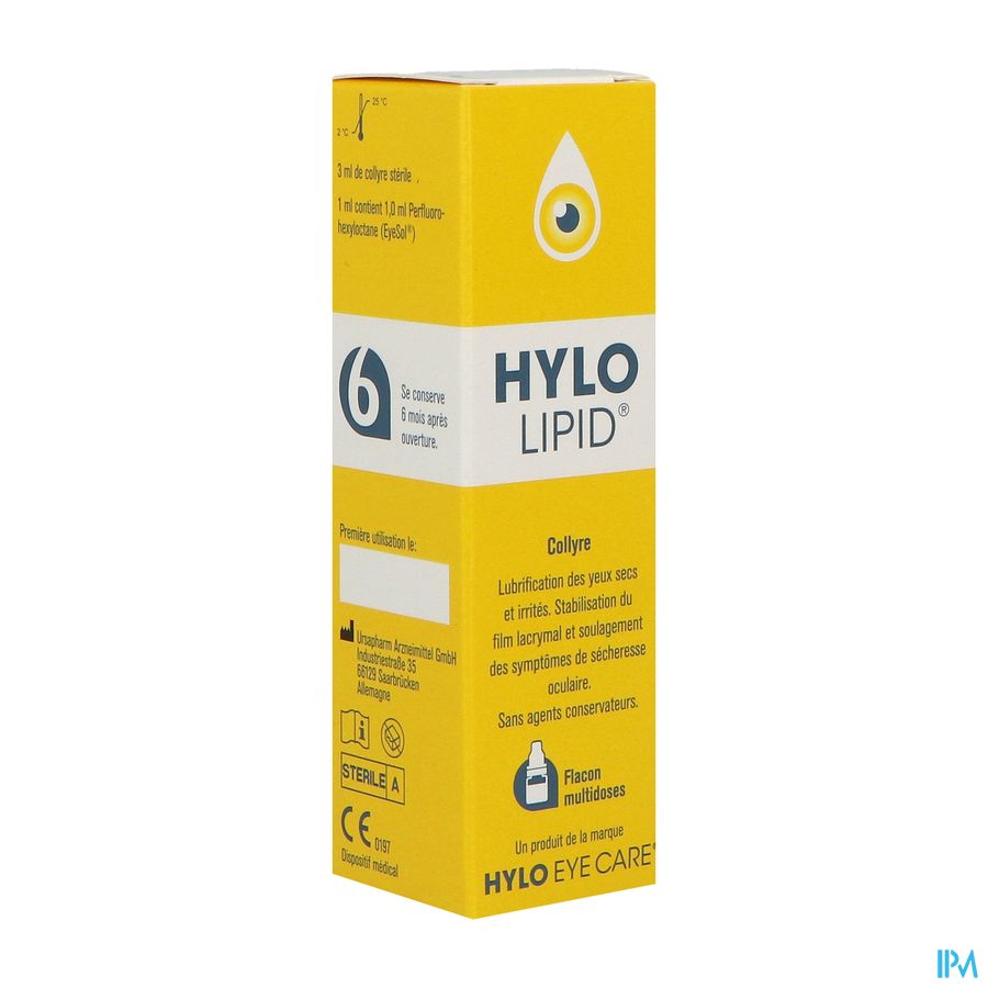 Hylo Lipid Collyre 3ml