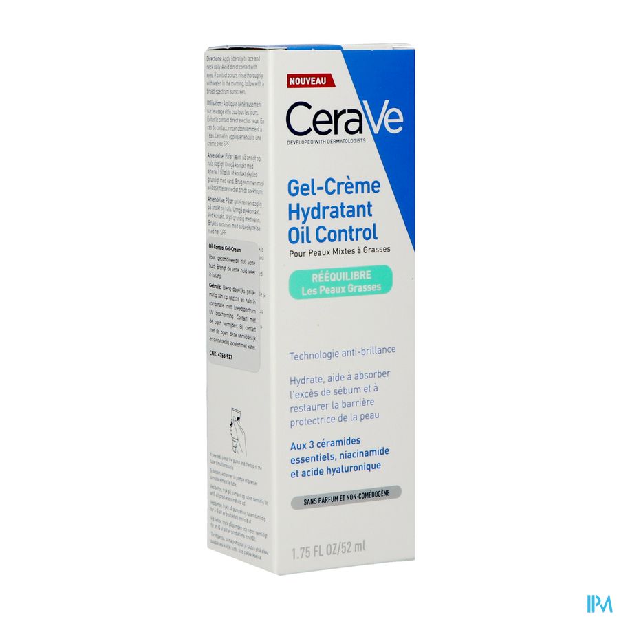 Cerave Gel Creme Hydratant Oil Control 52ml